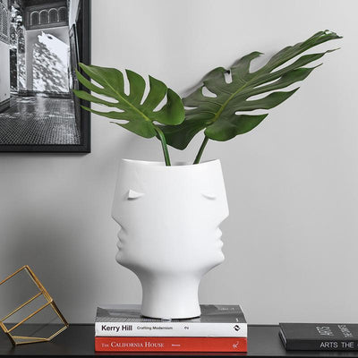 Abstract Face Art Vase - HGHOM